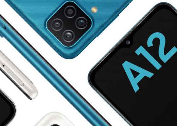 Captura de pantalla del Samsung Galaxy A12